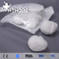 hydropilic absorbent cotton white non sterile with blue x-ray 40s gauze balls first aid kit